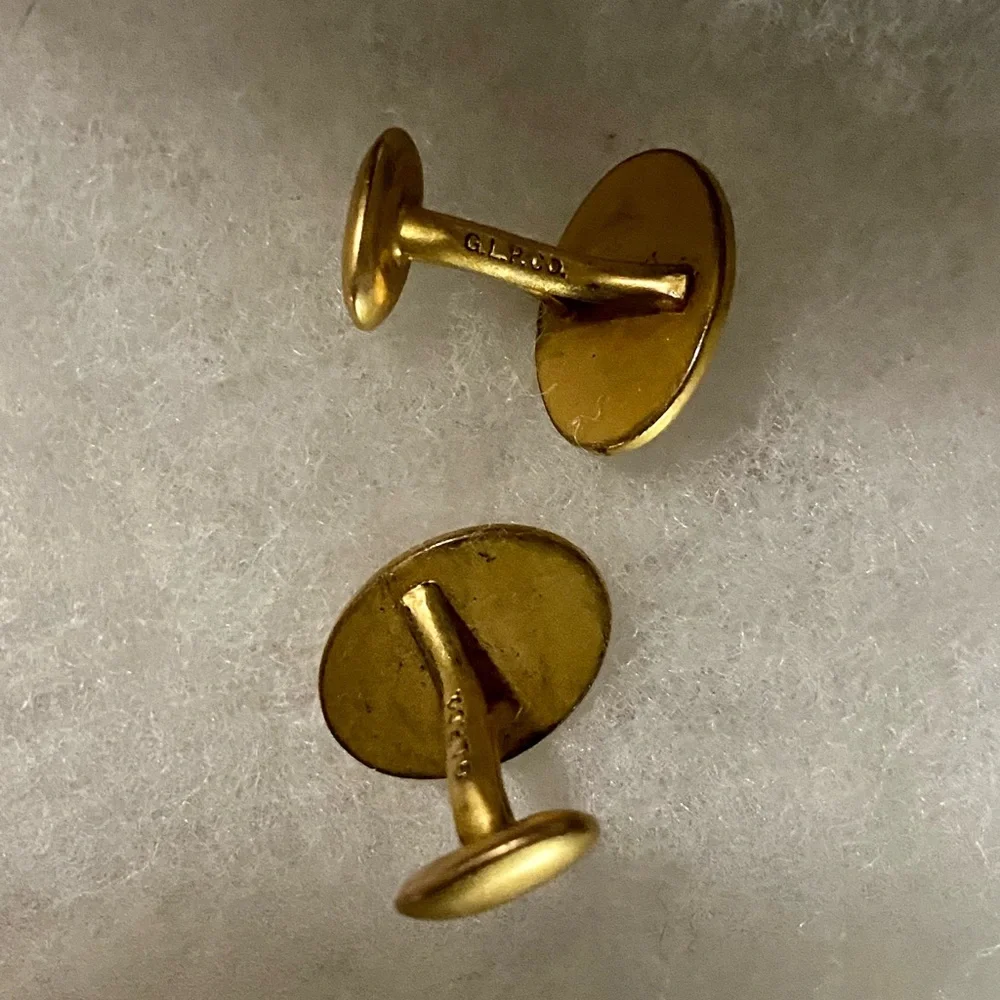 Classic VINTAGE GLP 1900’s Bean-Back GF Cuff Links
